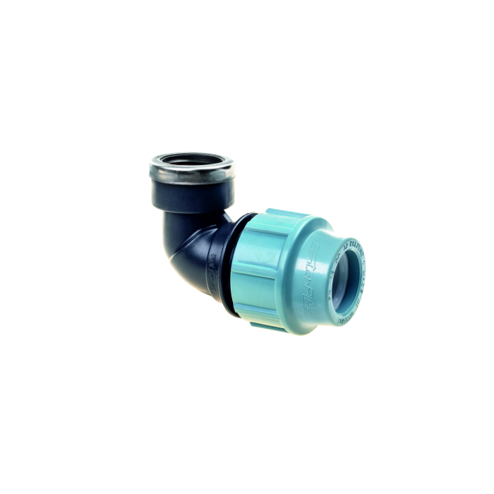 Internal thread compression elbow for external water supply Santehplast