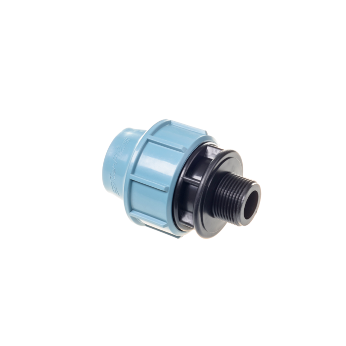 Compression coupling with external thread Santehplast