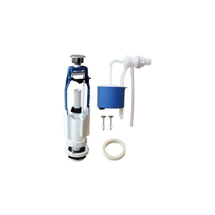 Fittings sets for toilet cisterns