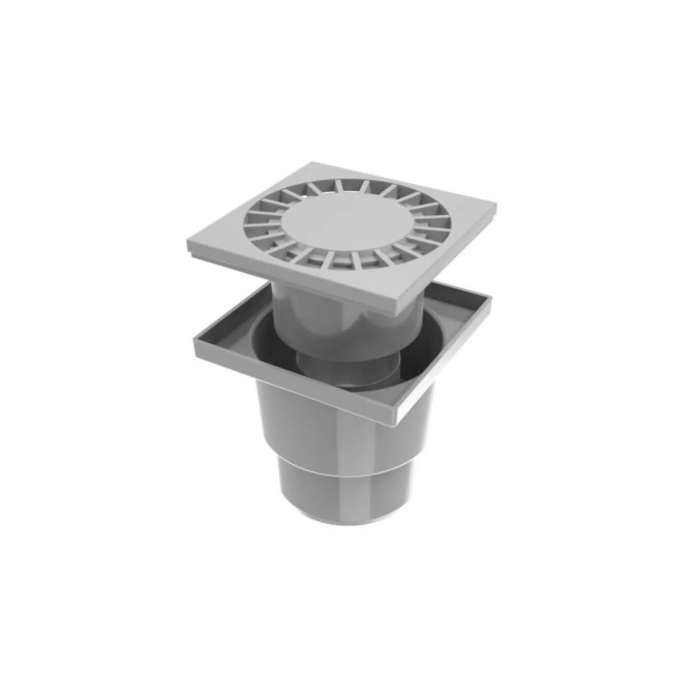 Point trap — vertical outlet